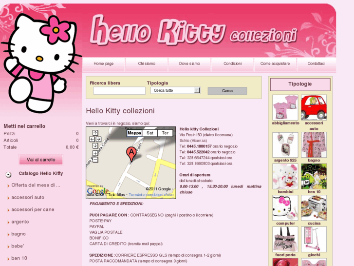 www.hellokittycollezioni.com