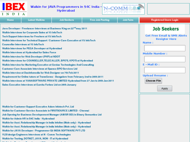 www.ibexindia.net