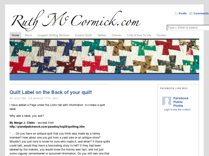 www.ruthmccormick.com