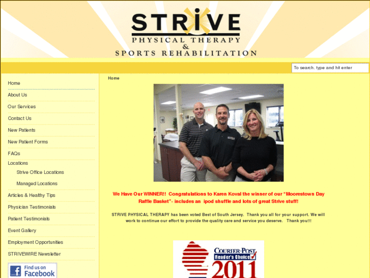 www.strivephysicaltherapy.com