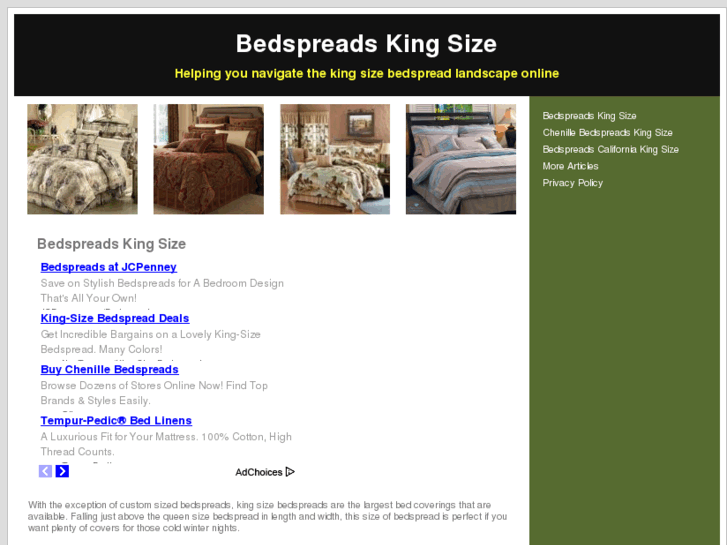 www.bedspreadskingsize.net