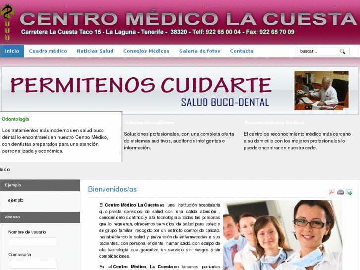 www.centromedicolacuesta.com