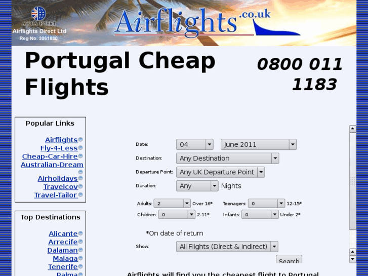 www.cheapflightstoportugal.co.uk