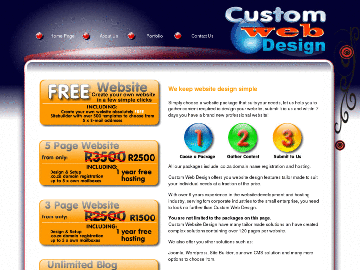 www.customwebdesign.co.za