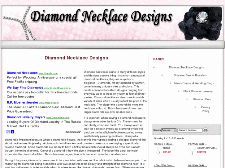 www.diamondnecklacedesigns.net