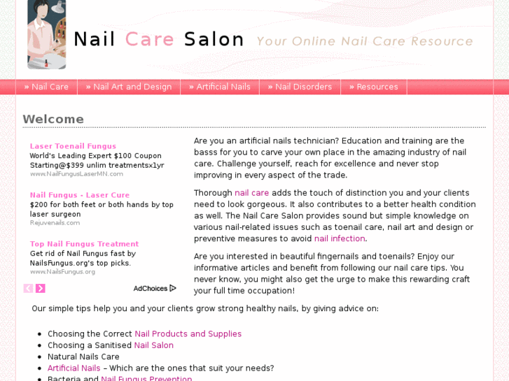 www.nailcaresalon.com