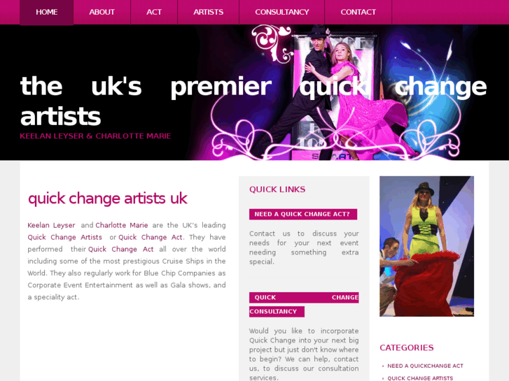 www.quickchangeartists.co.uk