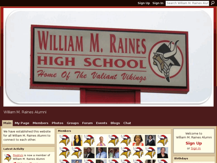 www.williammrainesalumni.com