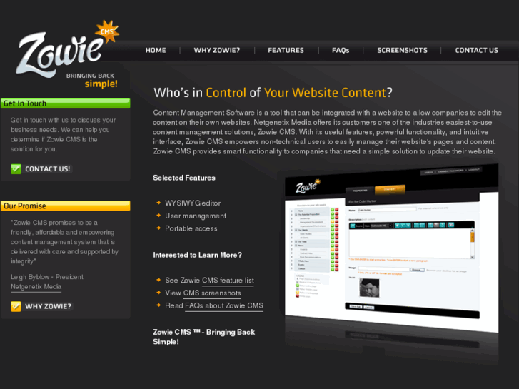 www.zowie-cms.net