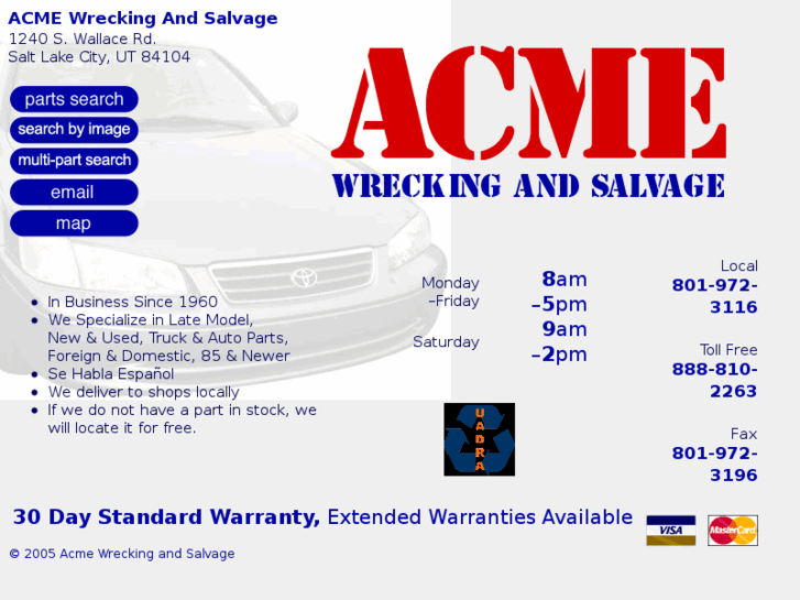 www.acmewreckingandsalvage.com