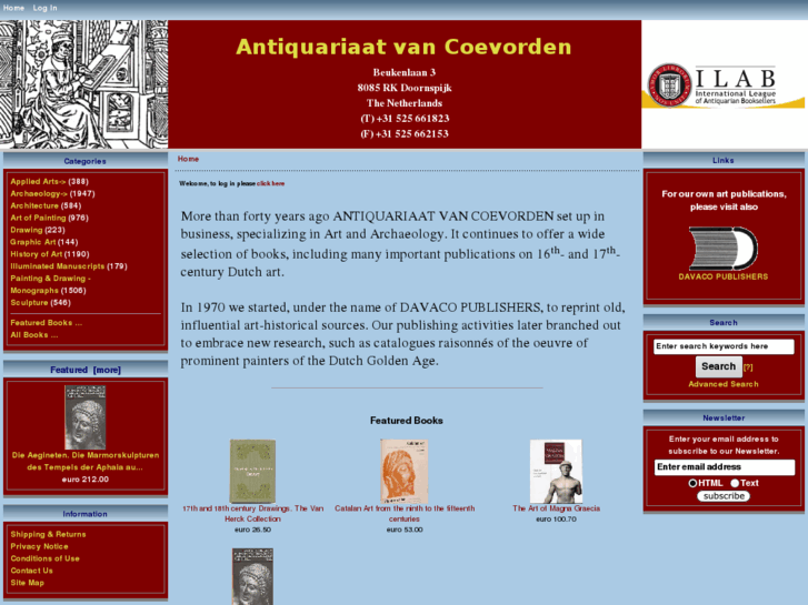 www.antiquariaatvancoevorden.nl