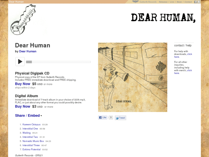 www.dearhuman.org