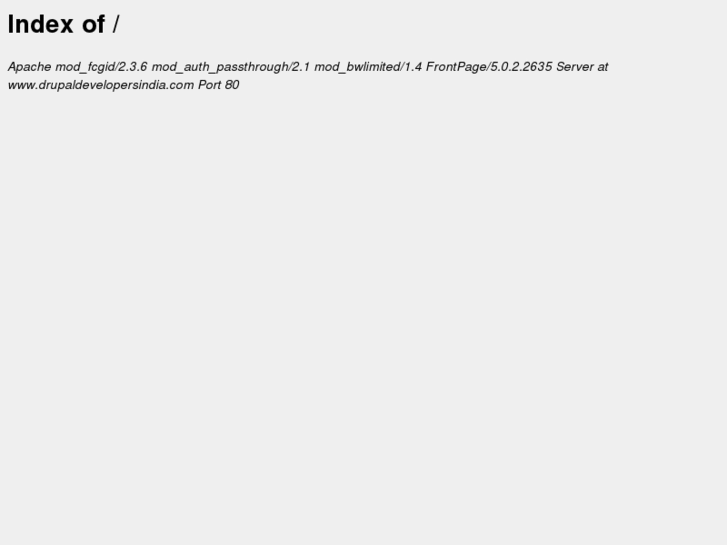 www.drupaldevelopersindia.com