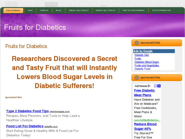 www.fruitsfordiabetics.org