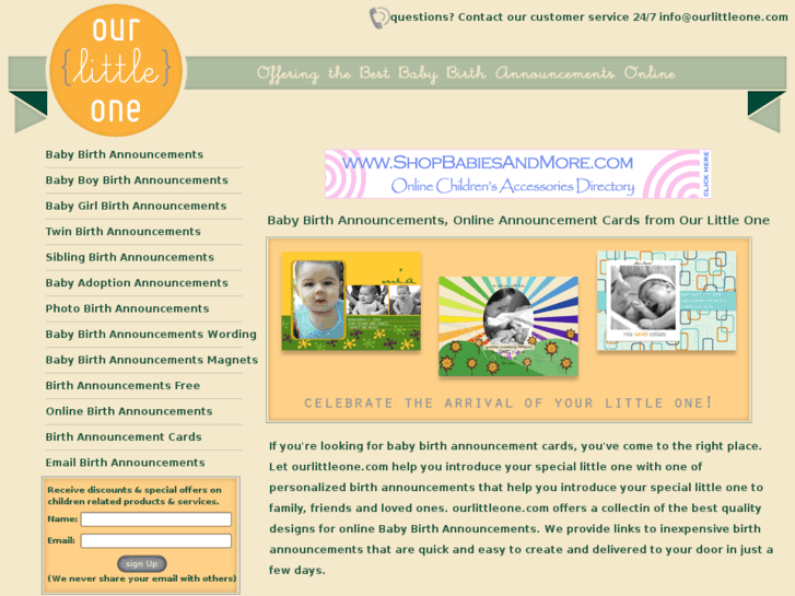 www.ourlittleone.com