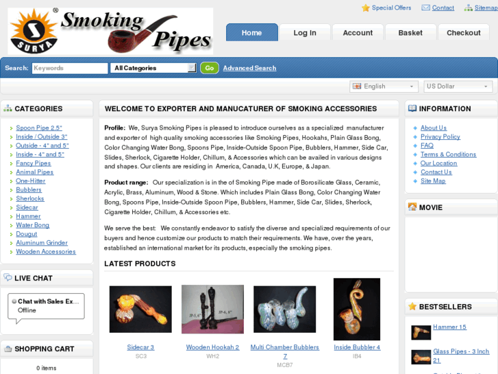 www.suryasmokingpipes.com