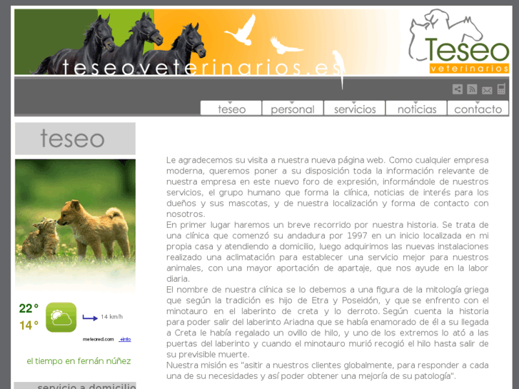 www.teseoveterinarios.es