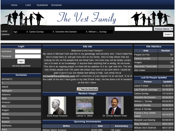 www.thevestfamily.com