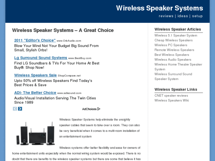 www.wirelessspeakersystems101.com