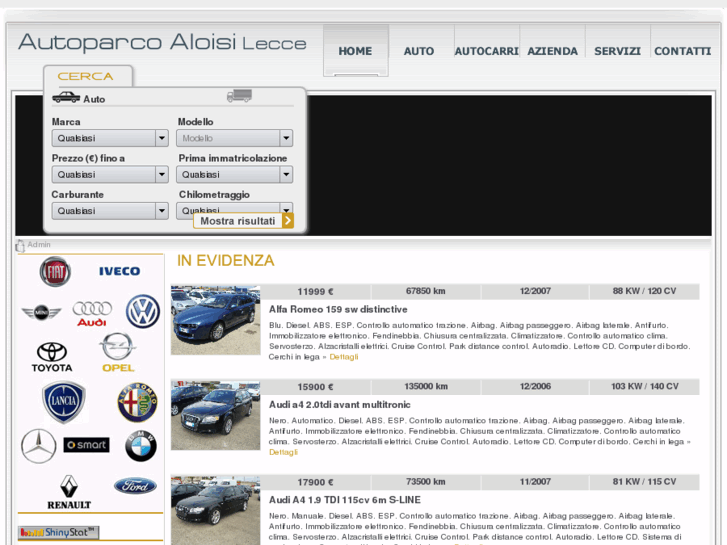 www.autoparcoaloisilecce.com