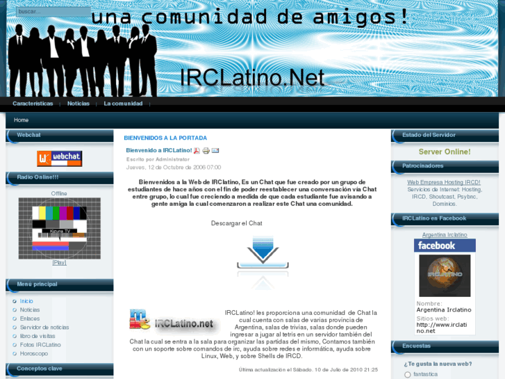 www.irclatino.net