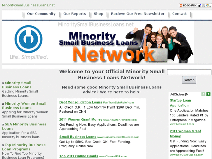 www.minoritysmallbusinessloans.net