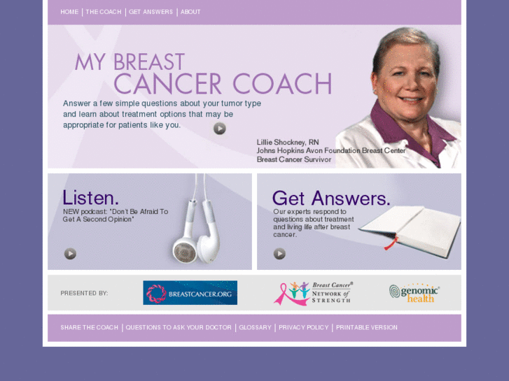 www.mybreastcancercoach.org