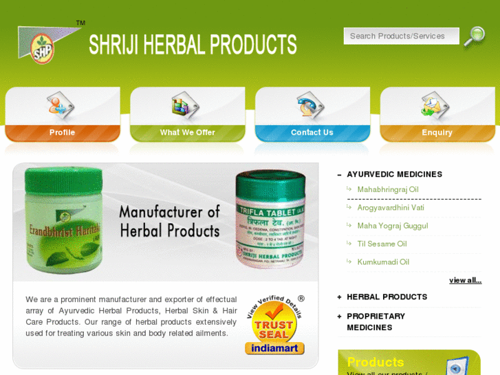 www.shrijiherbalproducts.net