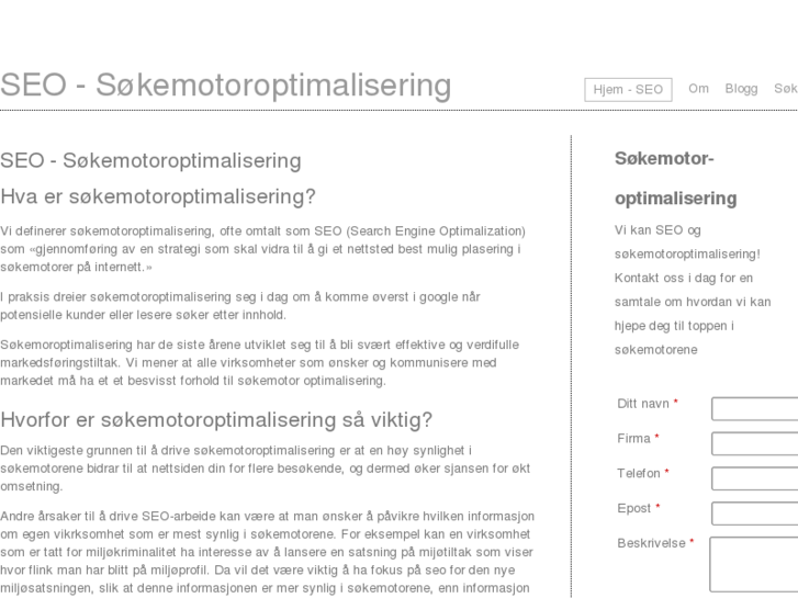 www.xn--seo-skemotoroptimalisering-zwc.no