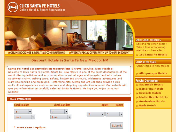 www.clicksantafehotels.com