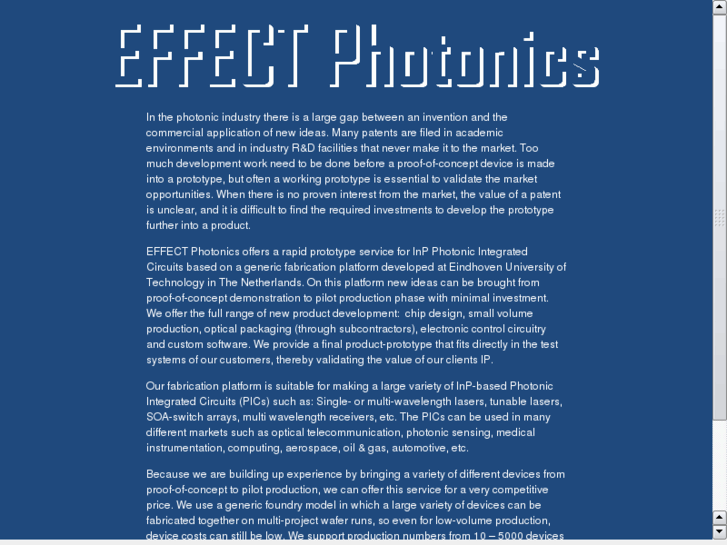 www.effectphotonics.com