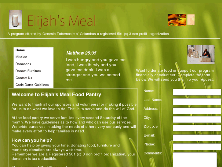 www.elijahsmeal.com