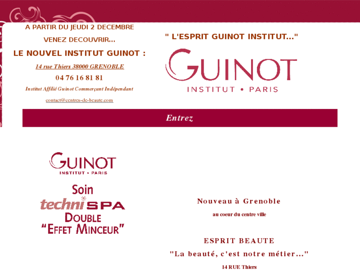 www.esprit-beaute-guinot.com