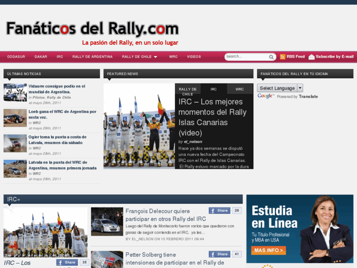 www.fanaticosdelrally.com