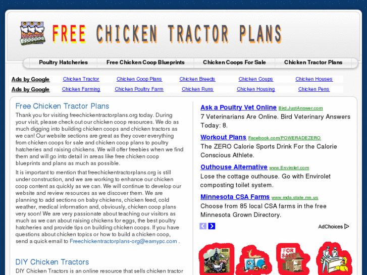 www.freechickentractorplans.org