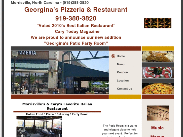 www.georginaspizzeria.com