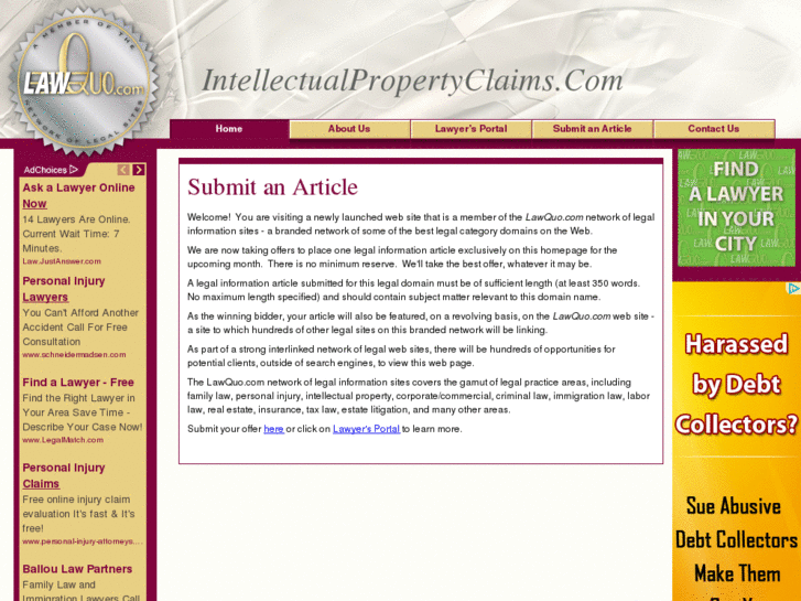 www.intellectualpropertyclaims.com