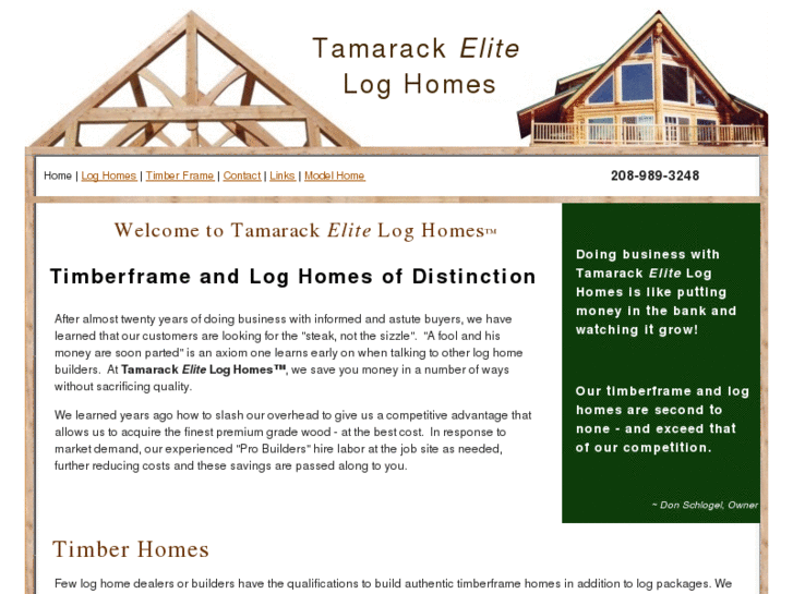 www.tamarackeliteloghomes.com