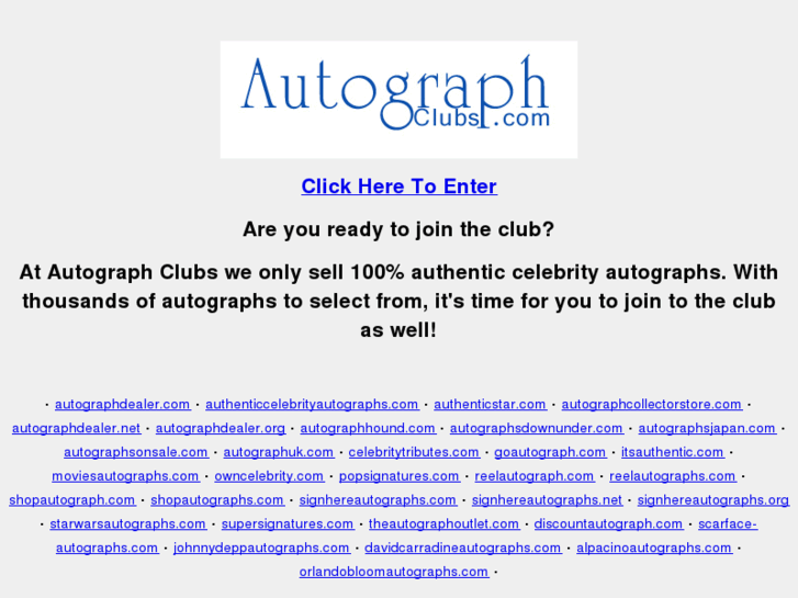 www.autographclubs.com