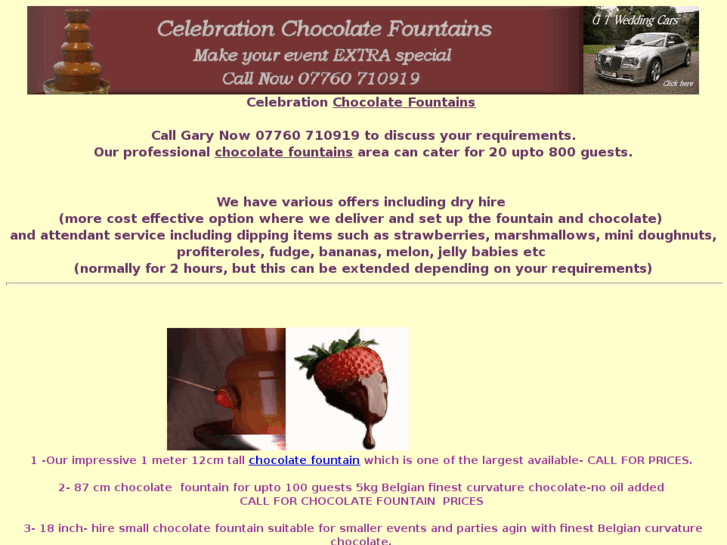 www.celebrationchocolatefountains.co.uk