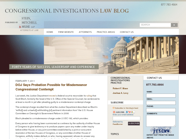 www.congressionalinvestigationslawblog.com