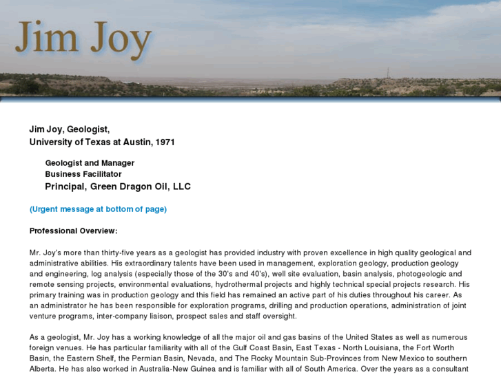 www.jimjoy-geologist.com