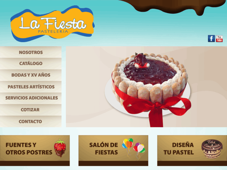 www.lafiestapasteleria.com