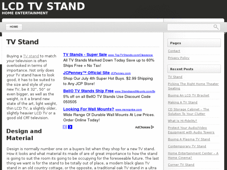 www.lcdtvstandsite.com