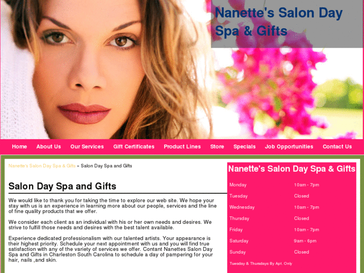 www.nanettessalondayspaandgifts.com