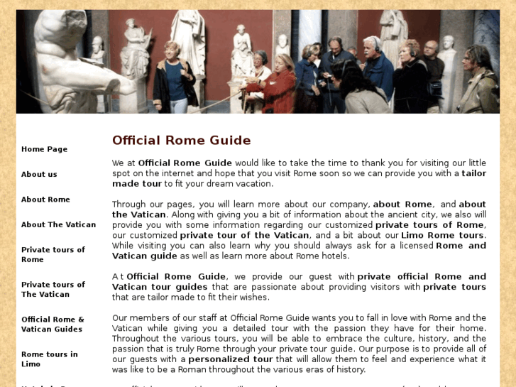 www.officialromeguide.com