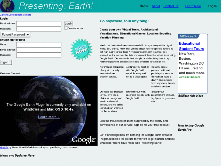 www.presentingearth.com