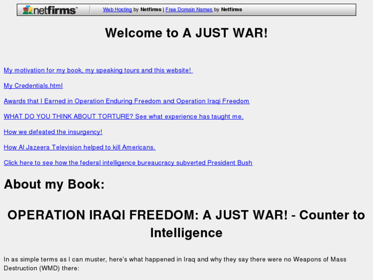 www.ajustwar.com