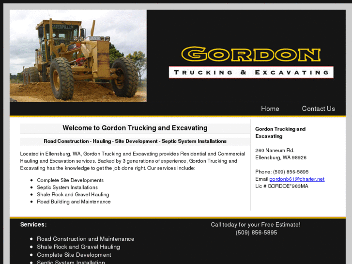 www.billgordonexcavating.com