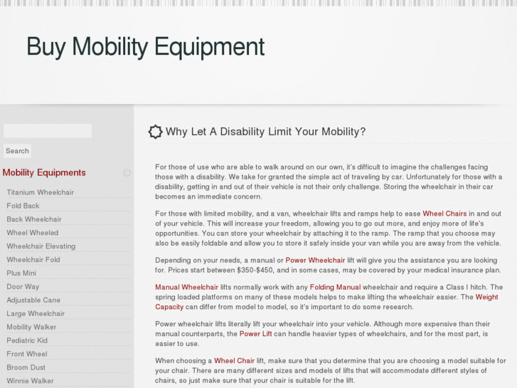 www.buymobilityequipment.com